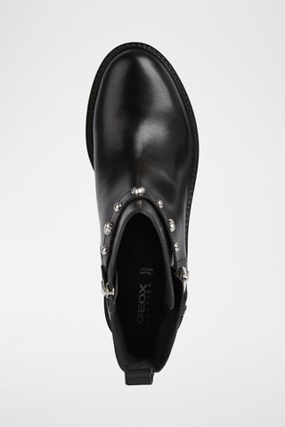 Bottines en cuir - Noir
