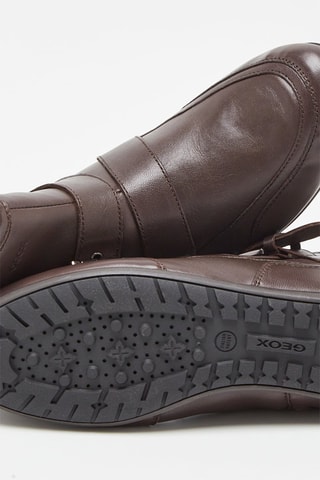 Bottines en cuir nappa Moena - Marron