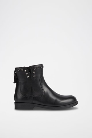 Bottines en cuir - Noir