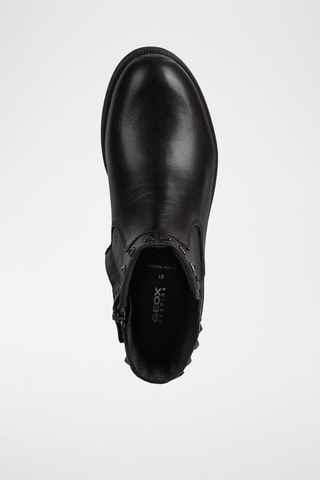 Bottines en cuir - Noir