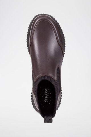Bottines en cuir - Chocolat