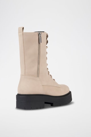 Bottines cuir Spherica - Beige