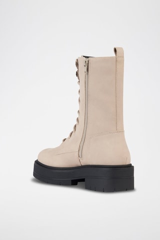Bottines cuir Spherica - Beige