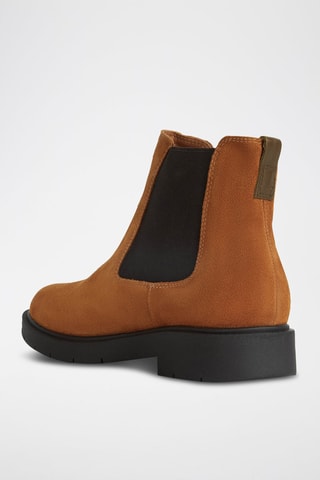 Bottines Chelsea en nubuck Spherica - Camel