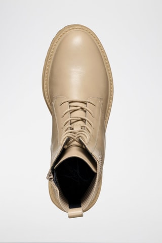 Bottines en cuir nappa Iridea N - Beige