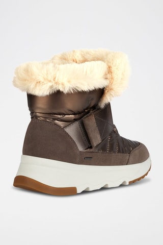 Bottines fourrées en nubuck Falena - Marron