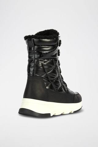 Bottines fourrées en cuir Falena - Noir