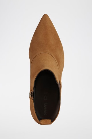 Bottines en cuir de chèvre nubuck Bigliana - Camel
