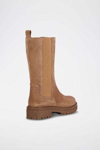 Bottines Chelsea en nubuck Iridea - Camel