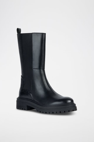 Bottines Chelsea en cuir Iridea - Noir