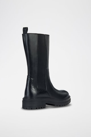 Bottines Chelsea en cuir Iridea - Noir