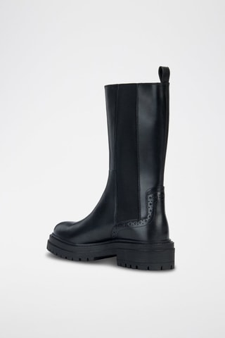 Bottines Chelsea en cuir Iridea - Noir