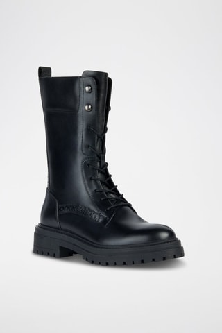 Bottines en cuir Iridea - Noir