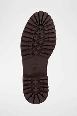 Bottines en cuir nappa Iridea - Bordeaux