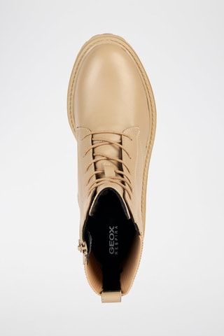 Bottines en cuir nappa Iridea - Beige