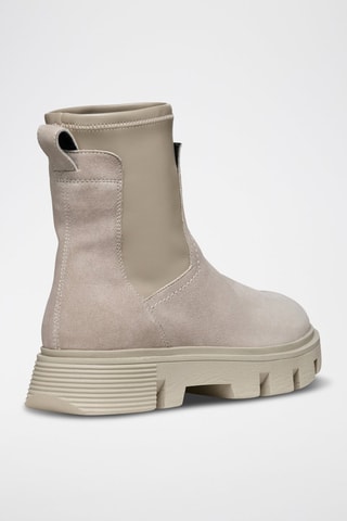 Bottines en nubuck Vilde - Beige