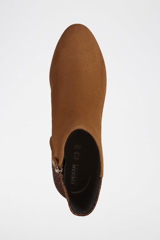 Bottines en cuir D Pheby 80 F - Camel et marron