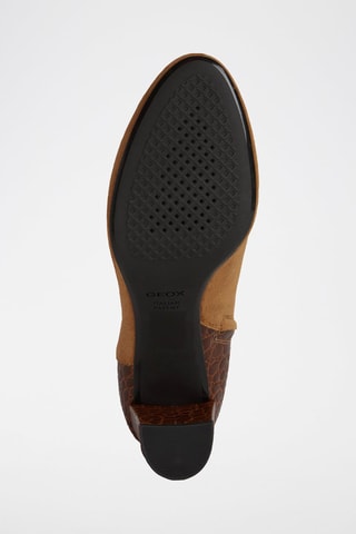 Bottines en cuir D Pheby 80 F - Camel et marron