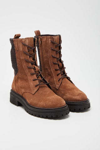 Bottines en nubuck Iridea - Camel