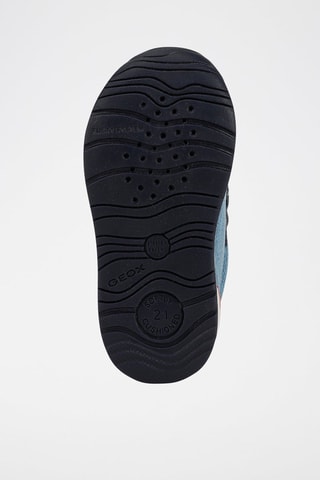 Baskets en cuir Rishon Mickey Disney - Bleu