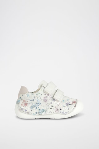 Baskets en cuir de chèvre nubuck B Tutim - Ecru