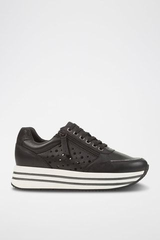 Baskets en cuir Kency - Noir
