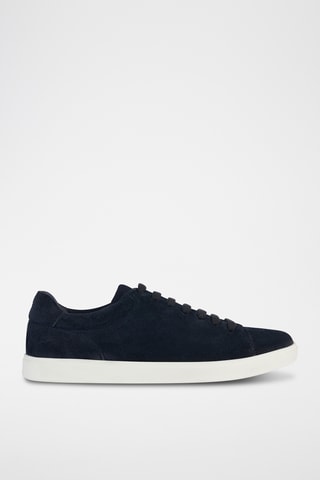 Baskets en nubuck - Bleu
