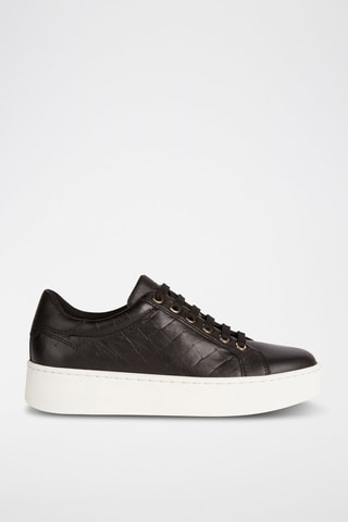 Baskets en cuir Skyely - Noir