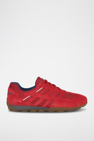 Baskets en nubuck Snake 2.0 - Rouge