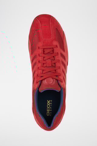 Baskets en nubuck Snake 2.0 - Rouge