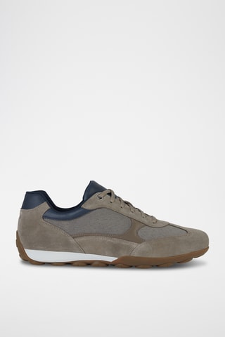 Baskets en cuir Snake 2.0 - Gris