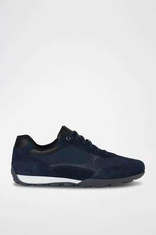Baskets en cuir Snake 2.0 - Bleu