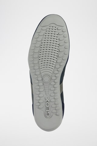 Baskets en cuir Wells - Bleu