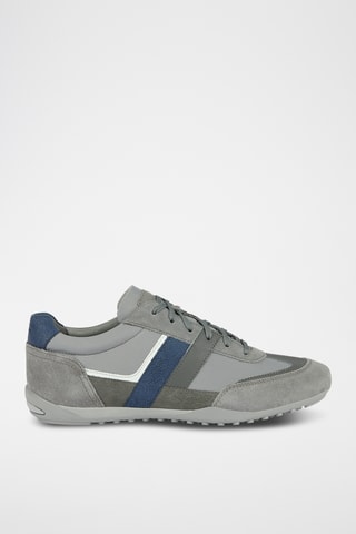 Baskets en cuir Wells - Gris