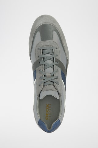 Baskets en cuir Wells - Gris