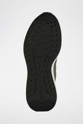 Baskets en nubuck et cuir - Vert