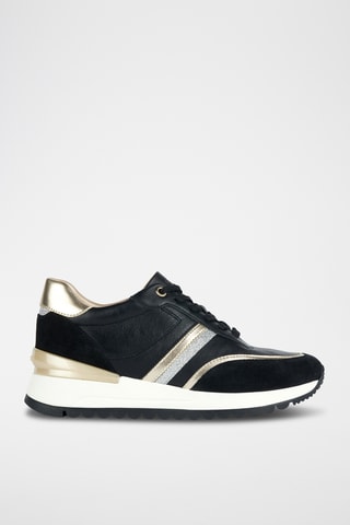 Baskets en cuir Desya - Noir