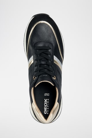 Baskets en cuir Desya - Noir