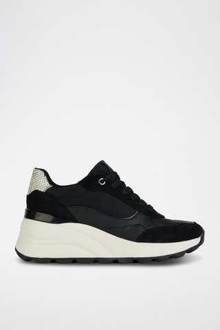 Baskets compensées en nubuck SPHERICA EC13 - Noir