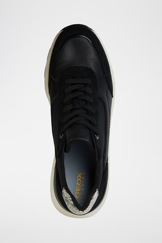 Baskets compensées en nubuck SPHERICA EC13 - Noir