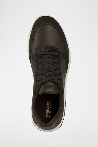 Baskets en cuir - Coffee