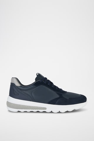 Baskets en cuir - Bleu