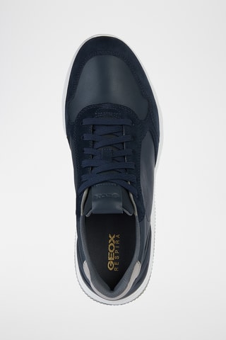 Baskets en cuir - Bleu