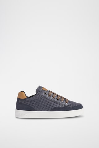 Baskets en cuir Djrock - Bleu