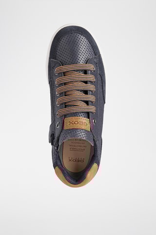 Baskets en cuir Djrock - Bleu