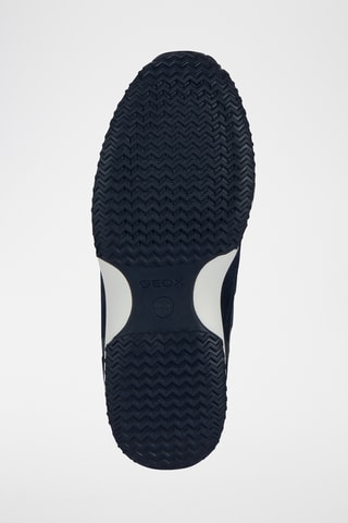 Baskets en cuir Uomo Happy - Bleu