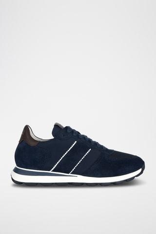 Baskets en cuir - Bleu