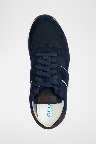 Baskets en cuir - Bleu