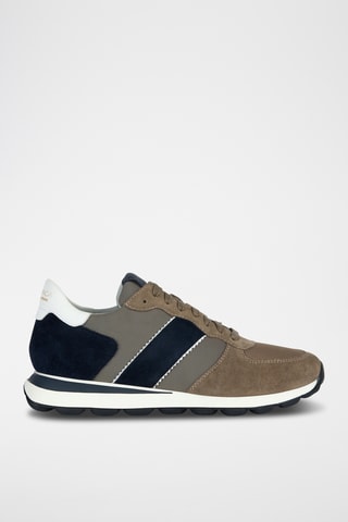 Baskets en cuir SPHERICA VSERIES - Taupe
