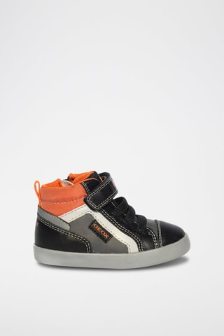 Baskets Gisli - Noir et orange
